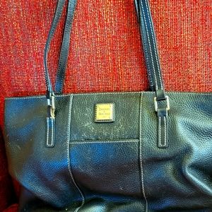 Dooney & Bourke black leather satchel